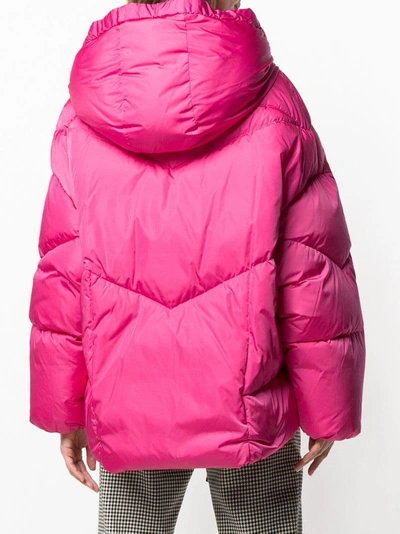 Shop Moncler Ibise Puffer Jacket - Pink