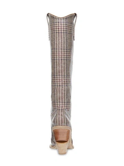Shop Fendi Pointed Toe Cowboy Boots - Grey