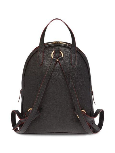 Shop Miu Miu Madras Mini Backpack - Black