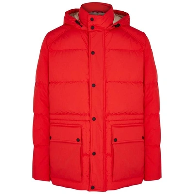 Belstaff Tallow Red Quilted Shell Jacket | ModeSens