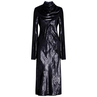 Shop Ellery Gotham Metallic Chenille Midi Dress