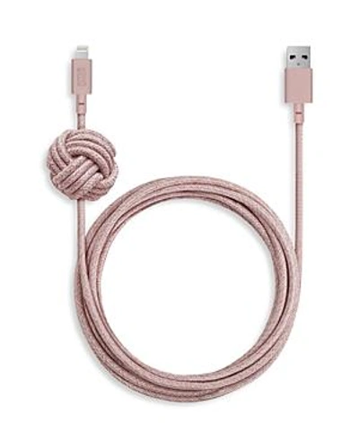 Shop Native Union 10-foot Rose Charging Cable In Rose Pink