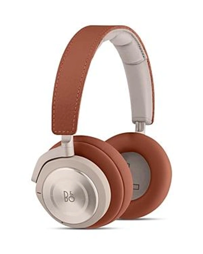 Shop Bang & Olufsen B & O Play By  Beoplay H9i Limestone Headphones In Terracotta