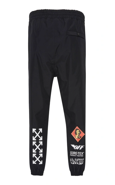 Shop Off-white Gore-tex Track Pants In Black