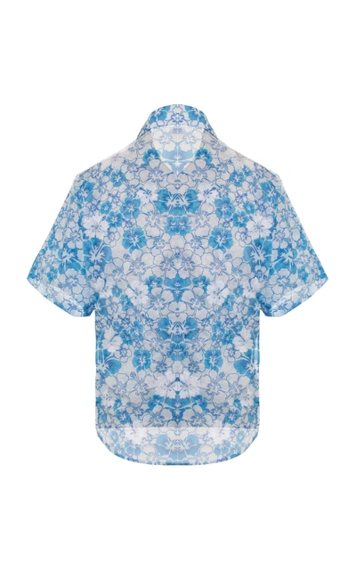 Shop All Things Mochi Nora Shirt In Blue