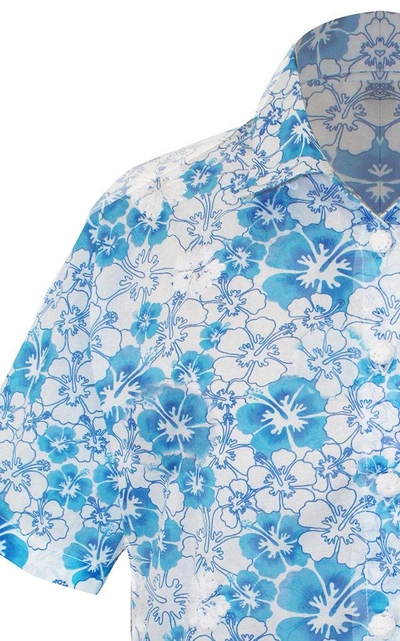 Shop All Things Mochi Nora Shirt In Blue