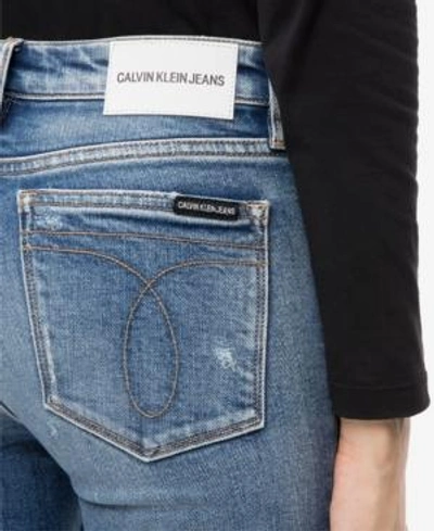 Calvin Klein Jeans Est.1978 Mid Rise Skinny Jeans, Ckj 011 In Foster Blue |  ModeSens