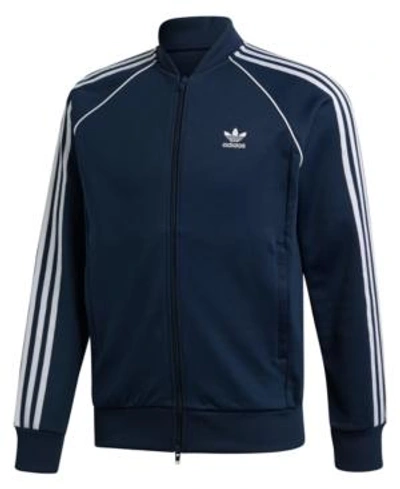 Shop Adidas Originals Adidas Men's Originals Adicolor Superstar Track Jacket In Navy