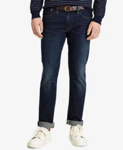 Shop Polo Ralph Lauren Men's Big & Tall Hampton Relaxed Straight Jeans In Navy