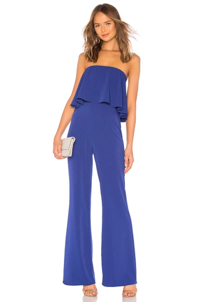 Shop Lovers & Friends Lovers + Friends Nikki Jumpsuit In Blue. In Cobalt