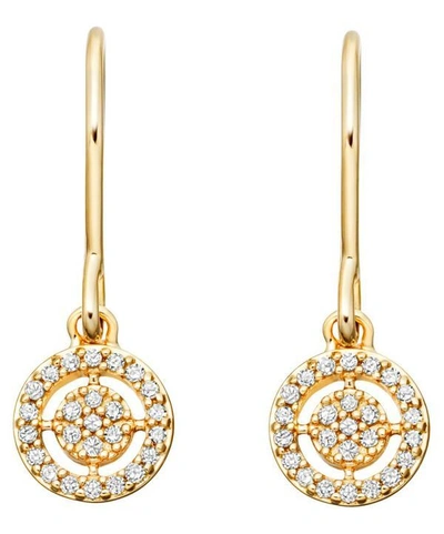Shop Astley Clarke Gold Mini Icon Aura Drop Earrings