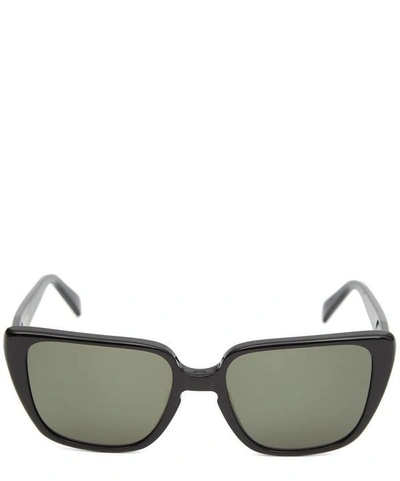 Shop Ally Capellino Oversized Retro Sunglasses In Black