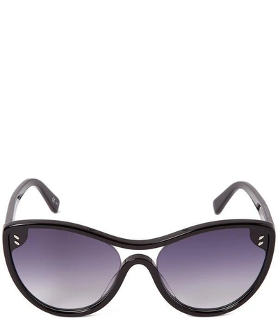Shop Stella Mccartney Bio-acetate Cat-eye Sunglasses In Black