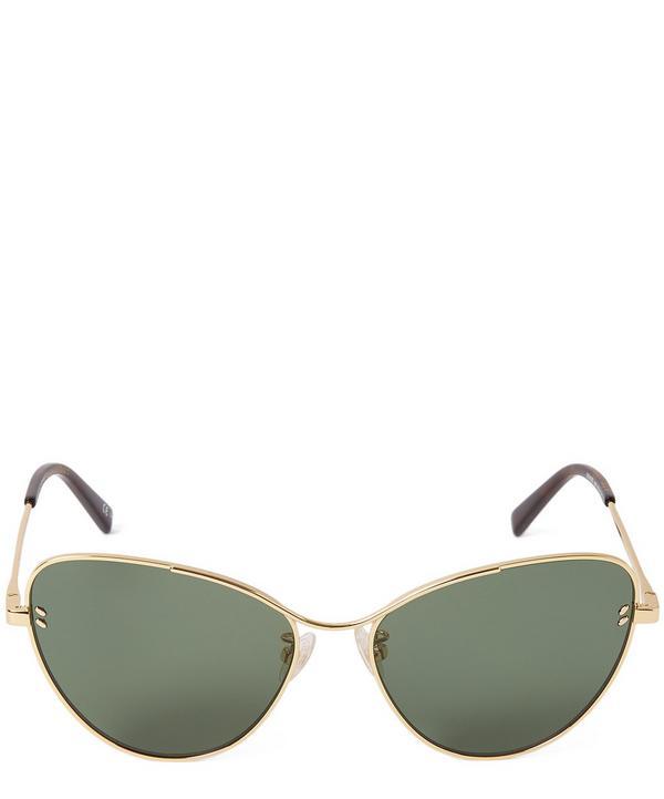 Stella Mccartney Gold-tone Metal Cat-eye Sunglasses | ModeSens