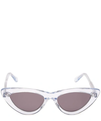 Shop Chimi 006 Litchi Cat-eye Acetate Sunglasses