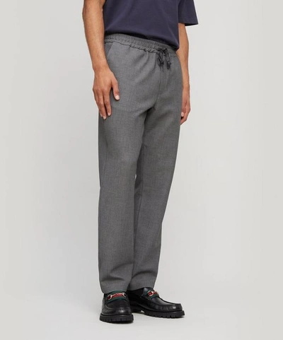 Shop Barena Venezia Cosam Salina Drawstring Trousers In Grey