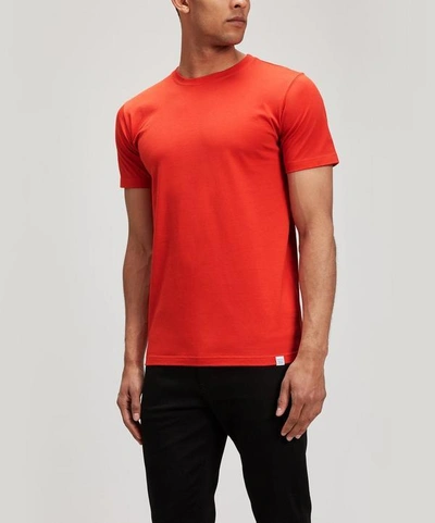 Shop Norse Projects Niels Classic T-shirt In Coral