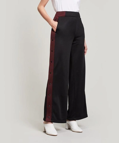 Shop Alexander Wang T Sleek French Wide Leg Trousers In Black