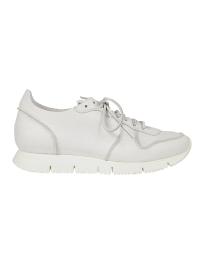 Shop Buttero Low-top Laced-up Sneakers In White