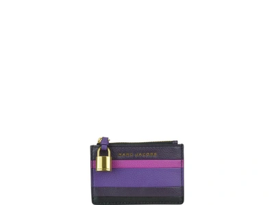 Shop Marc Jacobs Multi Zip Wallet In Multicolor