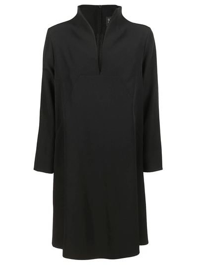 Shop Gianluca Capannolo Longsleeve Dress In Black