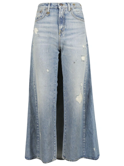 Shop R13 Distressed Jeans In Blue