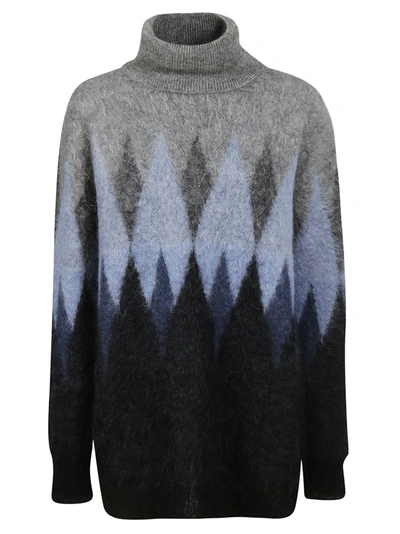 Shop Junya Watanabe Intarsia Knit Sweater