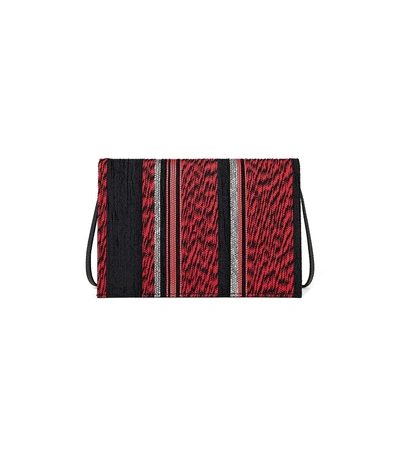 Shop Proenza Schouler Red/black Mix Strap Small Lunch Bag