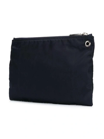 Shop Calvin Klein 205w39nyc Branded Small Pouch In Blue