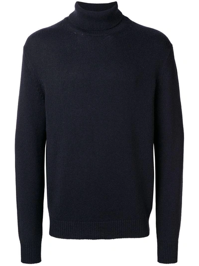 Shop Massimo Alba Perfectly Fitted Sweater - Blue