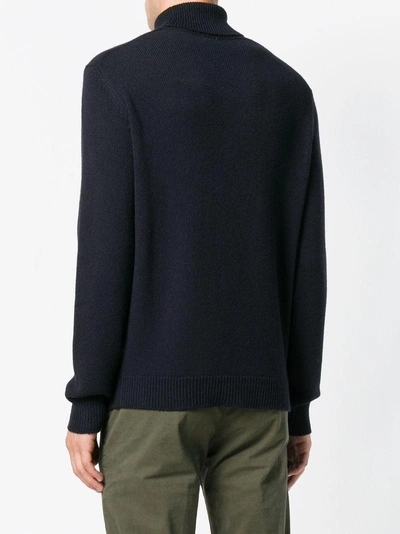 Shop Massimo Alba Perfectly Fitted Sweater - Blue