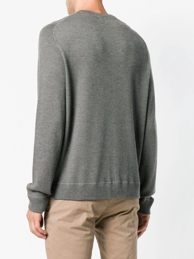 Shop Massimo Alba Loose Fitted Sweatshirt - Grey