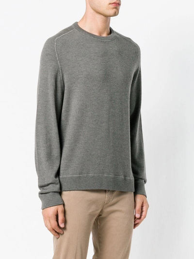 Shop Massimo Alba Loose Fitted Sweatshirt - Grey