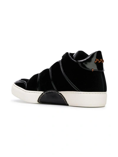 Shop Ermenegildo Zegna Xxx Futuristic Shaped Sneakers - Black