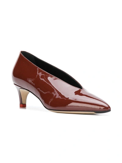 Shop Aeyde Camilla Pumps In Brown