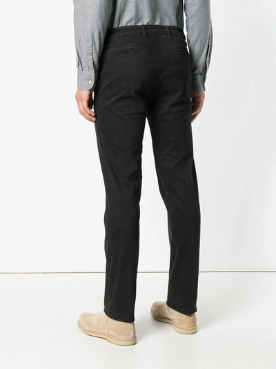 Shop Massimo Alba Slim-fitted Jeans - Black