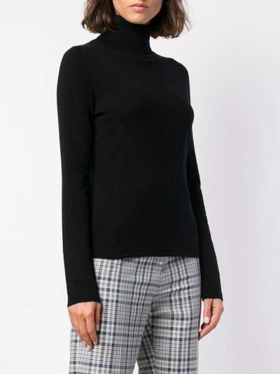 Shop Allude Roll Neck Sweater - Black