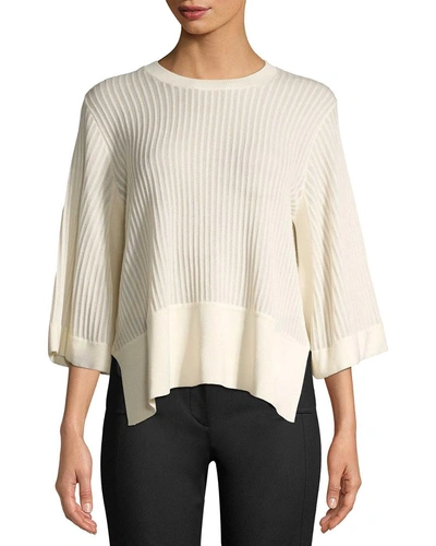 Shop Derek Lam Boxy Cashmere Sweater In Nocolor