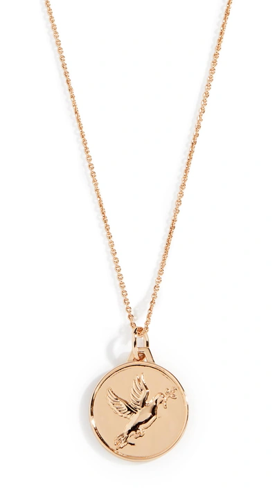 Shop Tory Burch Josephine Necklace In Gold