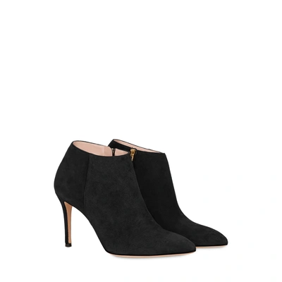 Shop Furla Blogger Ankle Boots Onyx In Red
