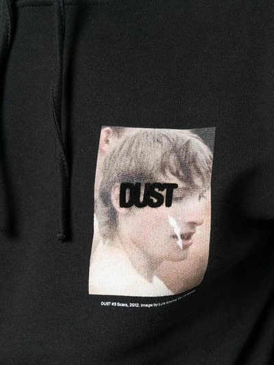 Shop Dust Photographic Print Hoodie - Black