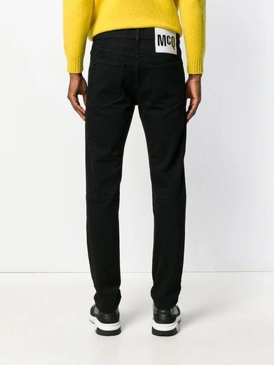 Shop Mcq By Alexander Mcqueen Skinny Jeans In Black
