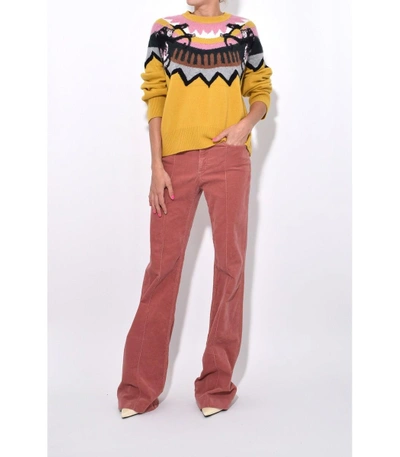 Shop Dorothee Schumacher Multicolor Warm Honey Wild Wonder Pullover