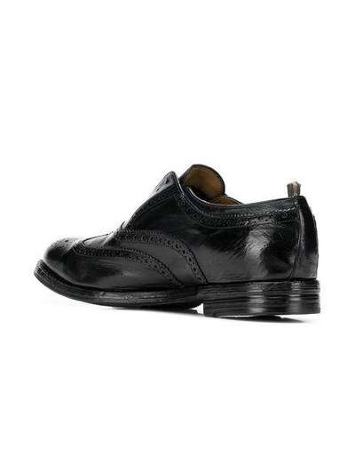 Shop Officine Creative Anatomia Brogues In Black