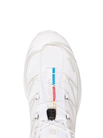 Shop Salomon S/lab Xt-6 Adv Sneakers - White