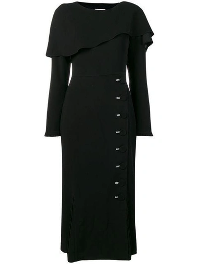 Shop Rejina Pyo Maude Crepe Dress In Black