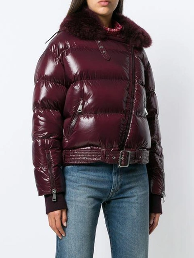 Shop Moncler Foulque Jacket - Pink & Purple