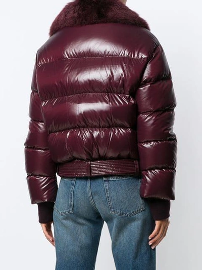 Shop Moncler Foulque Jacket - Pink & Purple