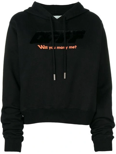 Shop Off-white Modern Obstacles Hoodie - Black