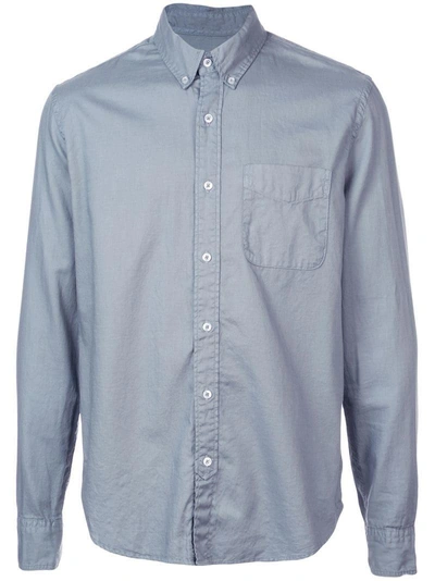 Shop Save Khaki United Longsleeved Shirt - Blue
